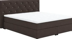 COTTA Boxspringbett »Castle« mit Strasssteinen im Kopfteil, inkl. Topper