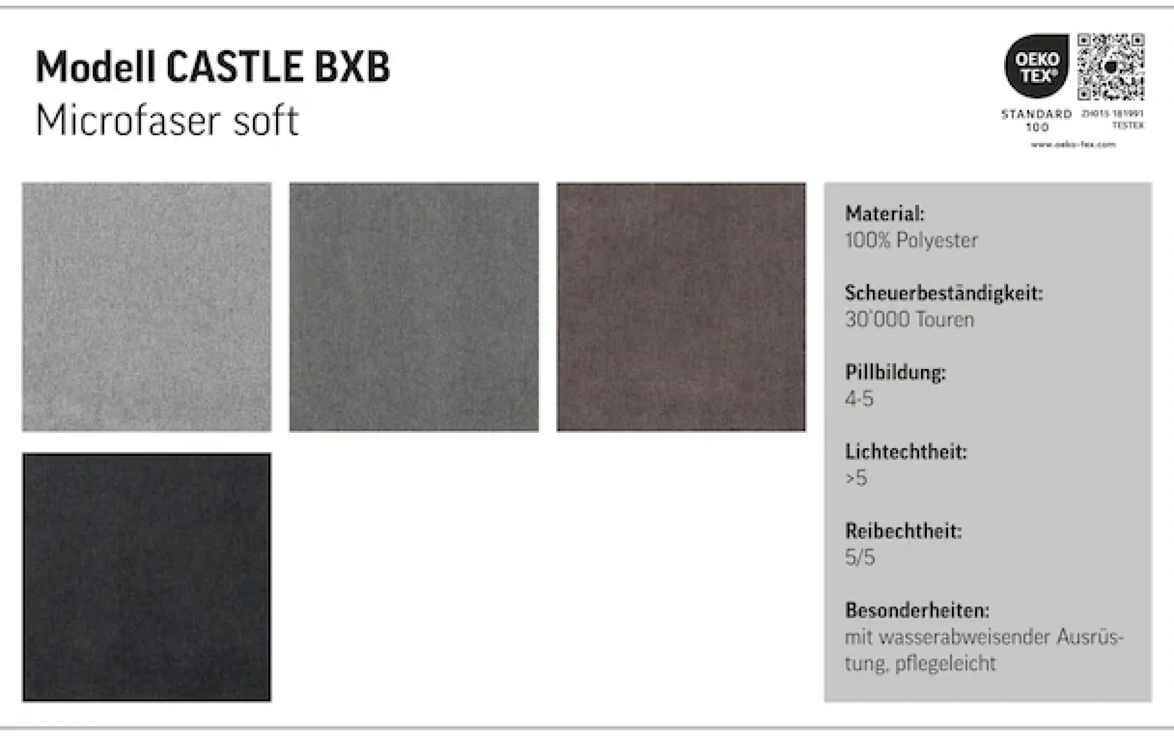 COTTA Boxspringbett »Castle« mit Strasssteinen im Kopfteil, inkl. Topper