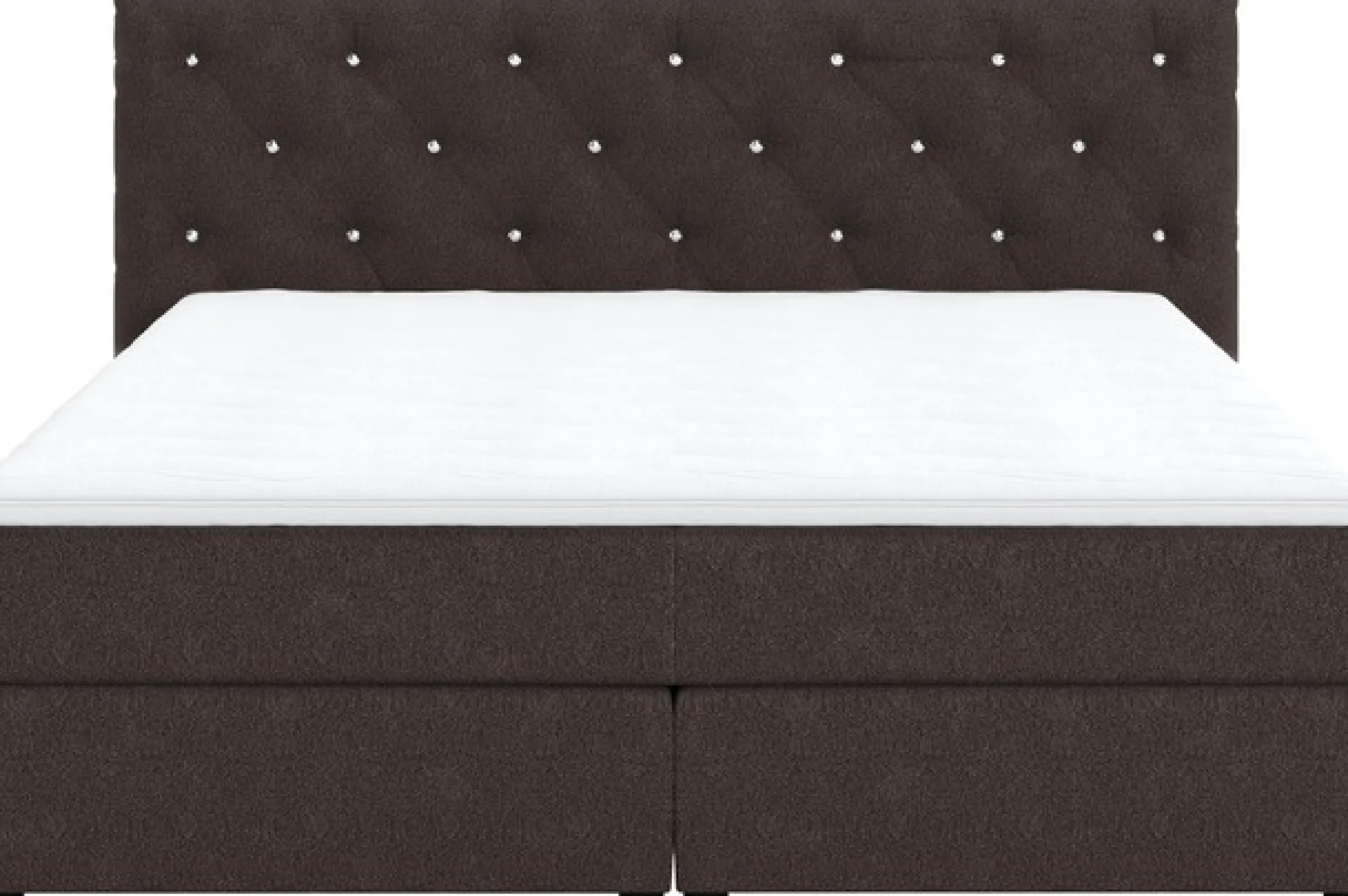 COTTA Boxspringbett »Castle« mit Strasssteinen im Kopfteil, inkl. Topper