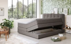 COTTA Boxspringbett »Fort II, in verschiedenen Breiten erhältlich - auch als Familienbett!« inkl. Bettkasten und Topper