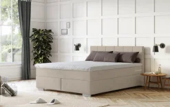 COTTA Boxspringbett »Simba erhältlich in verschiedenen Breiten, Farben und Härtegraden« Bezugsstoff: Struktur fein