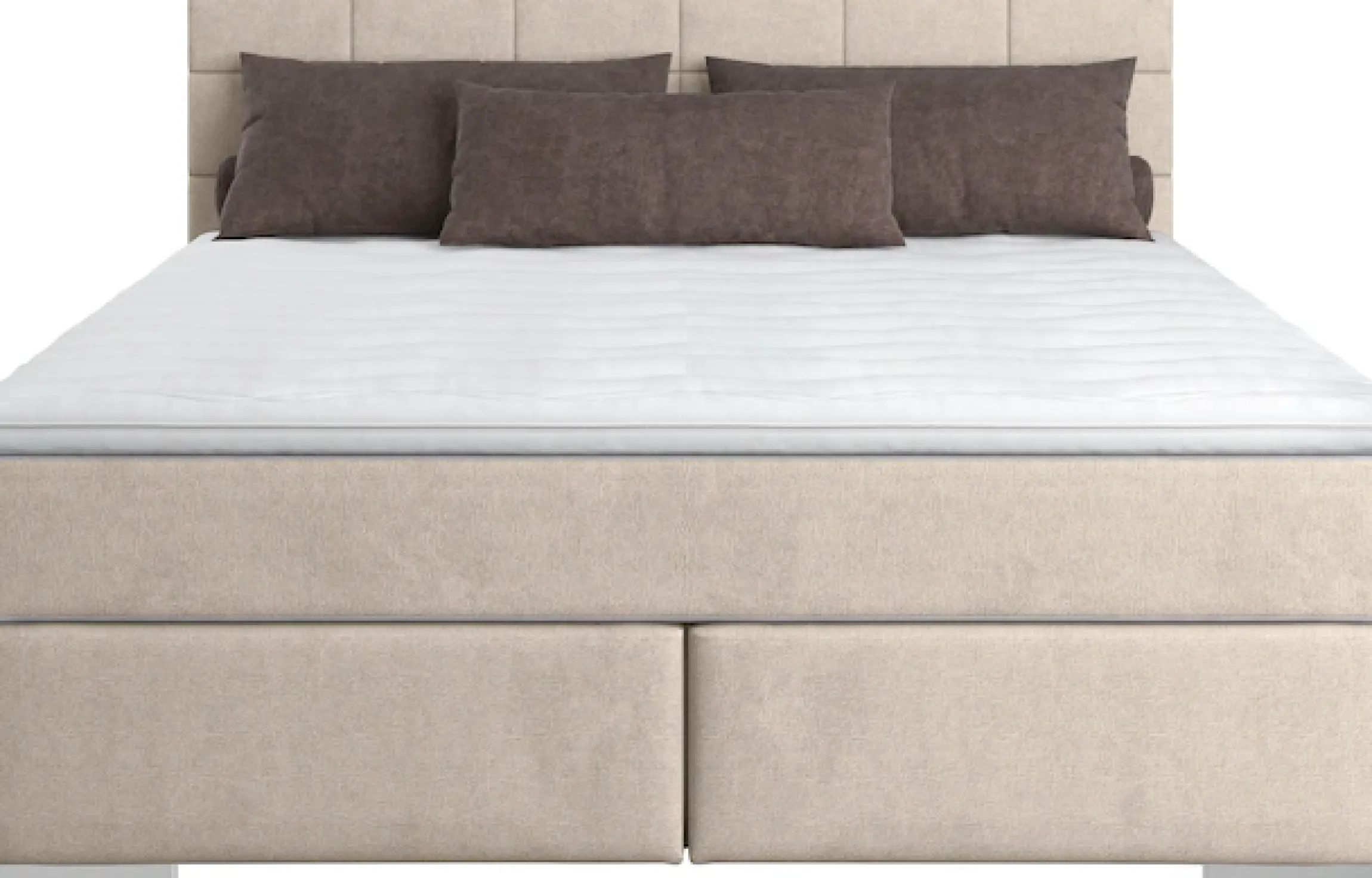 COTTA Boxspringbett »Simba erhältlich in verschiedenen Breiten, Farben und Härtegraden« Bezugsstoff: Struktur fein