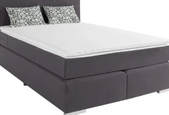 COTTA Boxspringbett »SIMBA, inkl. Taschenfederkernmatratze H3 oder H4 und Komforttopper« Strukturstoff-Bezug, Liegefläche wahlweise 120x200 bis 200x200 cm