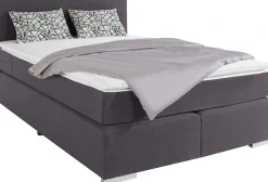 COTTA Boxspringbett »SIMBA, inkl. Taschenfederkernmatratze H3 oder H4 und Komforttopper« Strukturstoff-Bezug, Liegefläche wahlweise 120x200 bis 200x200 cm