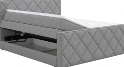 COTTA Boxspringbett »Tower inkl. Bettkasten, mit Keder in abgesetzter Farbe« in verschiedenen Breiten, Härtegraden und Farben erhältlich