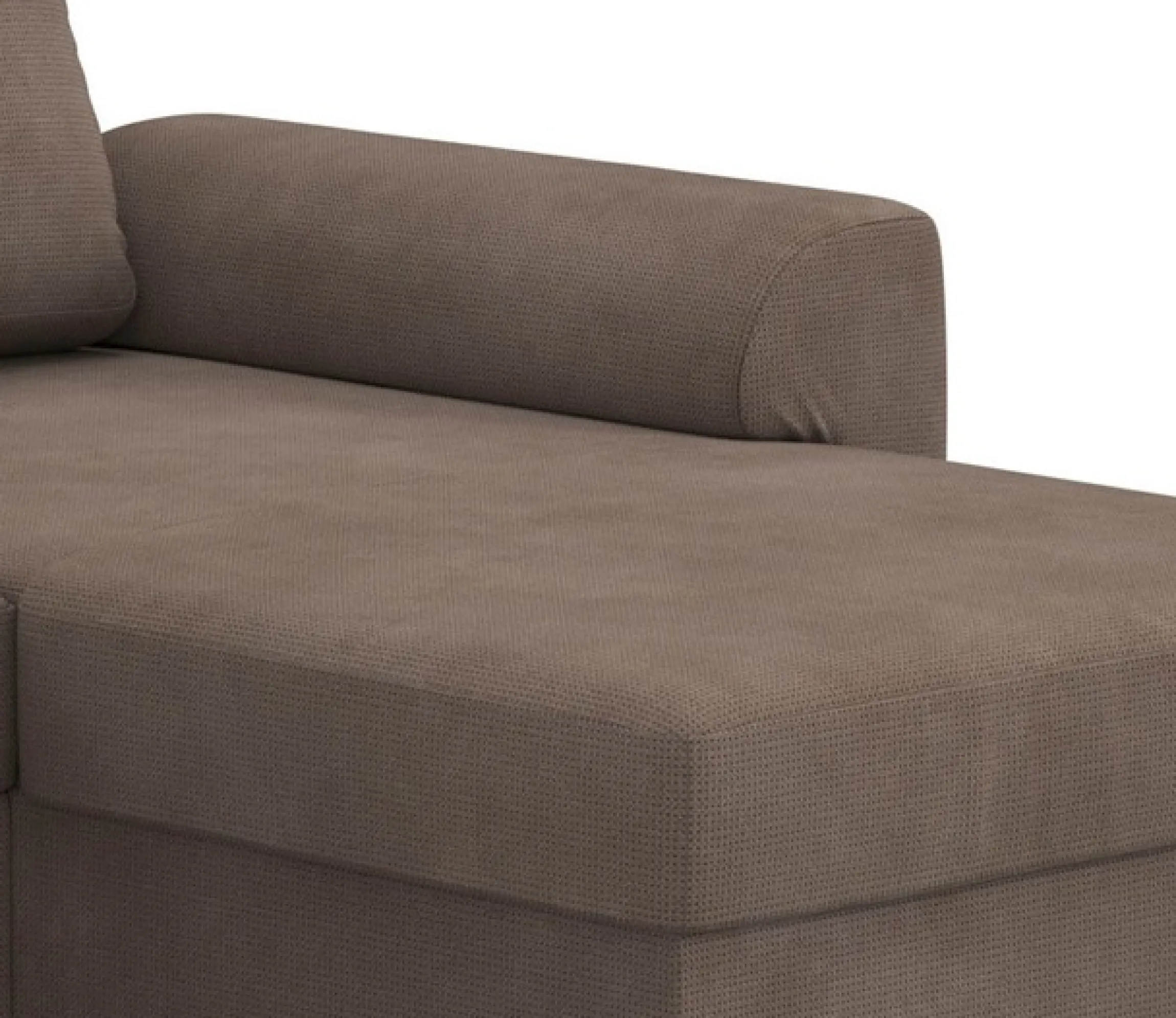 COTTA Ecksofa »Drift L-Form mit Recamiere, B: 253 cm« optional auch mit Schlaffunktion, Wellenunterfederung