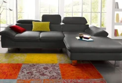 COTTA Ecksofa »Driver L-Form, B:268 cm, moderne Couch mit Wellenunterfederung« Kopfteilverstellung, optional Schlaffunktion & Bettkasten