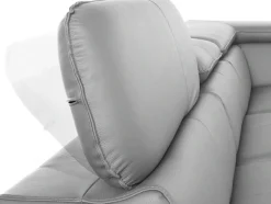COTTA Ecksofa »Driver L-Form, B: 265 cm, moderne Couch mit Wellenunterfederung, Leder« inkl. 3x Kopfteilverstellung, optional mit Schlaffunktion + Stauraum