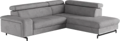 COTTA Ecksofa »Emma L-Form, B: 262 cm« mit Kopfteilverstellung, optional Schlaffunktion & Bettkasten