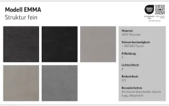 COTTA Ecksofa »Emma L-Form, B: 262 cm« mit Kopfteilverstellung, optional Schlaffunktion & Bettkasten