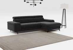 COTTA Ecksofa »Emma L-Form, B: 267 cm« mit Kopfteilverstellung, optional Schlaffunktion & Bettkasten