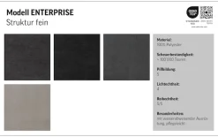 COTTA Ecksofa »Enterprise L-Form« mit Arm- & Kopfteilverstellung, wahlweise mit Schlaffunktion