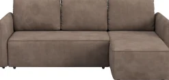 COTTA Ecksofa »Flow, bequem, L-Form, Breite 239 cm, schmale Armlehnen« wahlweise mit Schlaffunktion