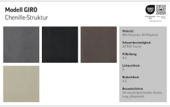 COTTA Ecksofa »Giro L-Form, Ottomane, Breite 252 cm« wahlweise mit Bettkasten und Trendbezug CORD!