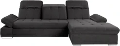 COTTA Ecksofa »Holiday L-Form mit Sitztiefen-, Armteil- und Kopfteilverstellung« wahlweise mit Schlaffunktion & Bettkasten