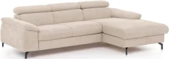 COTTA Ecksofa »Kitty L-Form, B: 242 cm« mit Kopfteilverstellung, optional Schlaffunktion & Bettkasten