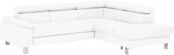 COTTA Ecksofa »Komaris L-Form, B: 249 cm« mit Kopfteilverstellung, optional Schlaffunktion, Bettkasten & Licht