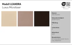 COTTA Ecksofa »Leandra L-Form« wahlweise mit Schlaffunktion & Bettkasten