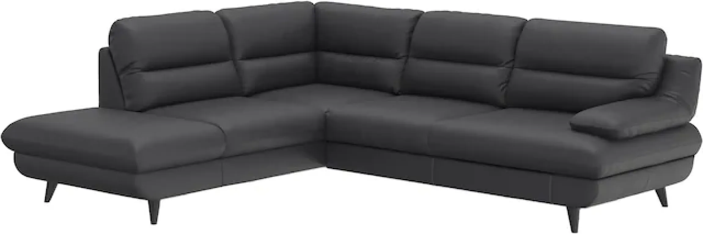 COTTA Ecksofa »Pike L-Form, B: 266 cm« optional Schlaffunktion & Bettkasten