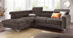 COTTA Ecksofa »Sammy L-Form« mit Kopfteilverstellung, wahlweise mit Schlaffunktion & Bettkasten