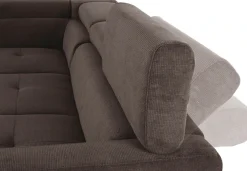 COTTA Ecksofa »Sammy L-Form« mit Kopfteilverstellung, wahlweise mit Schlaffunktion & Bettkasten