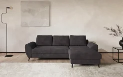 COTTA Ecksofa »Terra L-Form, B: 255cm, Top Sitzkomfort durchWellenunterfederung und« PUR-Schaum, optional mit Schlaffunktion, Liegefläche: 200x137cm