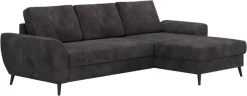 COTTA Ecksofa »Terra L-Form, B: 255cm, Top Sitzkomfort durchWellenunterfederung und« PUR-Schaum, optional mit Schlaffunktion, Liegefläche: 200x137cm