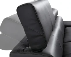 COTTA Polstergarnitur »Enterprise« Set,Set bestehend aus: 3-Sitzer mit Arm- & Kopfteilverstellung & Hocker