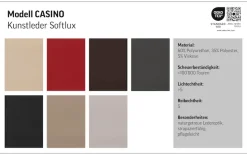 COTTA 2,5-Sitzer »Casino Sofa, Garnitur: Sessel 2,5-Sitzer, B: 185 cm, Sitzhöhe 43 cm« Polstergarnitur, auch als Set erhältlich