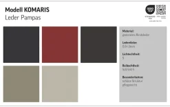 COTTA 3-Sitzer »Komaris, B: 193 cm« mit Kopfteilverstellung