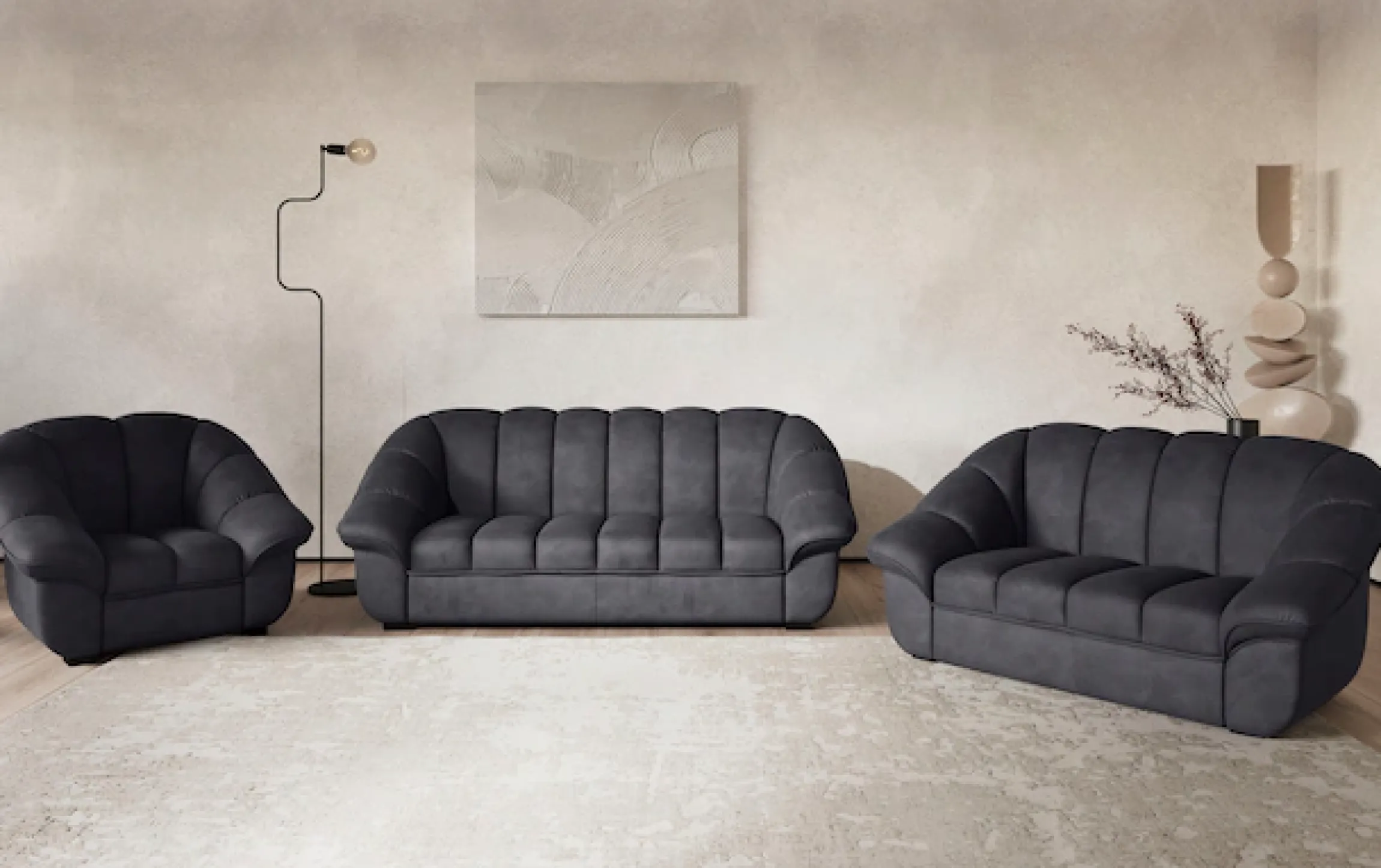 COTTA 3-Sitzer »Mado, Breite 215 cm« verschiedene Sofas individuell kombinierbar