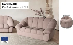 COTTA 2-Sitzer »Mado, Breite 163 cm« verschiedene Sofas individuell kombinierbar