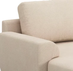 COTTA Wohnlandschaft »Drift U-Form Sofa mit Ottomane, B: 327 cm« optional auch mit Schlaffunktion, Wellenunterfederung