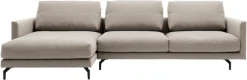 Creation BY ROLF BENZ Ecksofa »CR.414, Designecksofa, Polsterecke, Breite 300cm, L-Form« wahlweise aus feinstem Rindsleder oder hochwertigem Chenille