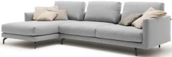 Creation BY ROLF BENZ Ecksofa »CR.414, Designecksofa, Polsterecke, Breite 300cm, L-Form« wahlweise aus feinstem Rindsleder oder hochwertigem Chenille
