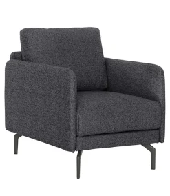 Creation BY ROLF BENZ Sessel »CR.450, Designsessel, Loungesessel« Armlehne sehr schmal, Breite 70 cm, Alugussfuß Umbragrau