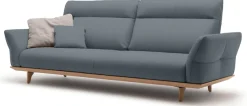 Creation BY ROLF BENZ 4-Sitzer »CR.460 Designsofa, erstklassiger Sitzkomfort, verst. Rückenlehne« Sockel in Eiche, Füße Eiche natur, Breite 248 cm