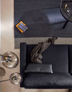 Creation BY ROLF BENZ 3-Sitzer »CR.450, Designsofa, Loungesofa« Armlehne niedrig, Fuß chromfarben glänzend, Breite 204 cm