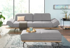 Creation BY ROLF BENZ 3-Sitzer »CR.420, Designsofa, Loungesofa« in 2 Qualitäten, Holzrahmen in Eiche Natur oder Nußbaum, Breite 232 cm