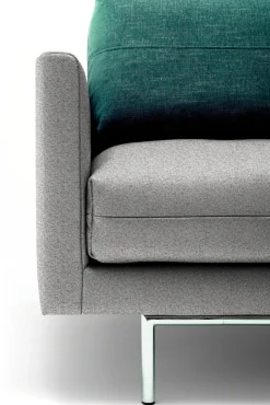 Creation BY ROLF BENZ 3-Sitzer »CR.414, Designsofa, edles Sofa, Loungesofa, Ledersofa, klares Design« aus Leder oder Chenille, erstklassiger Sitzkomfort, legere Polsterung