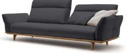 Creation BY ROLF BENZ 4-Sitzer »CR.460 mit verstellbarer Rückenlehne, Designsofa, bequem« Sockel in Nussbaum, Füße Nussbaum, Breite 248 cm