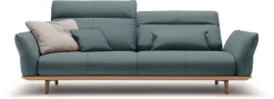 Creation BY ROLF BENZ 3,5-Sitzer »CR.460 mit verstellbarer Rückenlehne, bequem und hochwertig« Sockel in Eiche, Füße Eiche natur, Breite 228 cm