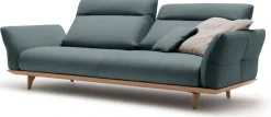 Creation BY ROLF BENZ 3,5-Sitzer »CR.460 mit verstellbarer Rückenlehne, bequem und hochwertig« Sockel in Eiche, Füße Eiche natur, Breite 228 cm