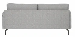 Creation BY ROLF BENZ 3-Sitzer »CR.450, Designsofa, edles Sofa, Loungesofa, Ledersofa, klares Design« Armlehne sehr schmal, Breite 190 cm, Alugussfuß Umbragrau