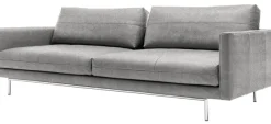 Creation BY ROLF BENZ 3,5-Sitzer »CR.414, Designsofa, edles Sofa, Loungesofa, Ledersofa, klares Design« aus Leder oder Chenille, erstklassiger Sitzkomfort, legere Polsterung