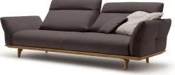 Creation BY ROLF BENZ 3,5-Sitzer »CR.460 Designsofa, erstklassiger Sitzkomfort, verstellb. Rückenlehne« Sockel und Füße in Nussbaum, Breite 228 cm