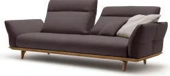 Creation BY ROLF BENZ 3,5-Sitzer »CR.460 Designsofa, erstklassiger Sitzkomfort, verstellb. Rückenlehne« Sockel und Füße in Nussbaum, Breite 228 cm