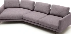 Creation BY ROLF BENZ Wohnlandschaft »CR.414 mit Kuschelecke für Wohlfühlkomfort« Wahlweise aus Leder oder Chenille