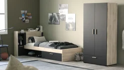 Demeyere GROUP Einzelbett »Life« ideal für kleine Räume, platzsparend, viel Stauraum