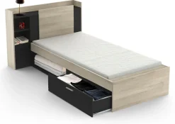 Demeyere GROUP Einzelbett »Life« ideal für kleine Räume, platzsparend, viel Stauraum